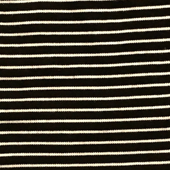 American Apparel Black & White Stripe Mini Skirt - Picture 3 of 5